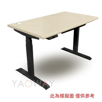 JT.JiTi ONEH電動升降桌120 x 70_0756天然楓木+黑腳【耀偉】
