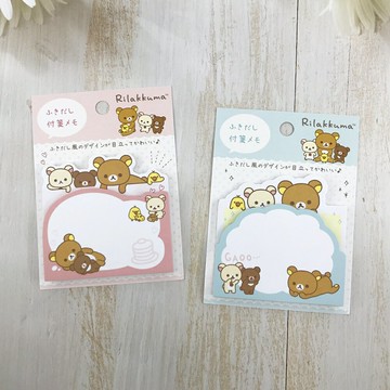 日本製 Rilakkuma 拉拉熊 懶懶熊 造型便利貼｜小鶴日貨