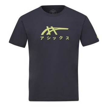 asics 亞瑟士 短袖上衣 男 訓練 慢跑 黑 2011D408-400