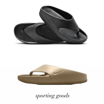 S.G NIKE CALM FLIP FLOP 休閒拖鞋 FD4119-001/200 男 人字拖 黑/卡其 防水拖