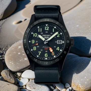 SEIKO 精工 5 Sports Field 系列 GMT機械錶 1212購物節 送禮推薦-39.4mm (SSK025K1/4R34-00C0C)_SK045