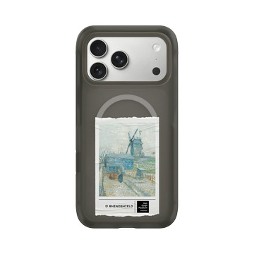 iPhone 17 Pro Max AirX 本質黑 - Van Gogh Museum - 蒙馬特：風車和耕田