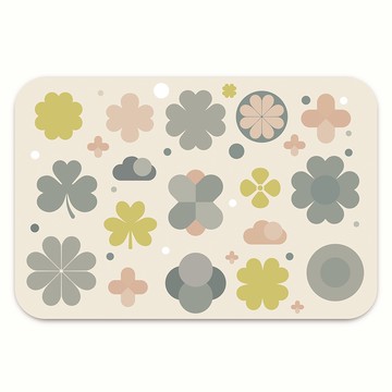 稻殼軟式珪藻土吸水地墊60*40cm 藻稻幸運