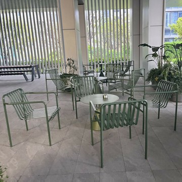 戶外休閑桌椅市政花園園林景觀庭院奶茶店咖啡店休閑桌椅套裝組合[DD050209]