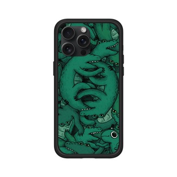 iPhone 15 Pro Max Mod NX 黑 - 怪奇事物所 Incrediville - 肥尾鱷魚密集恐懼症