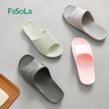 男女情侶家用沐浴洗澡穿防滑條紋拖鞋可愛網紅衛生間厚底涼拖