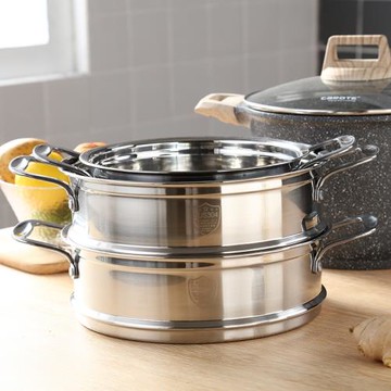 304不銹鋼不粘蒸鍋家用蒸籠20/22/24cm湯鍋蒸格蒸屜蒸饅頭的蒸層