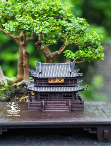 中日涼亭模型、中式轎子模型、居家庭園裝飾。組裝卡通模型場景