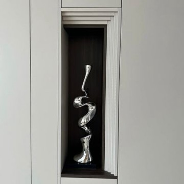 擺件 異形流線擺件 創意雕塑 家居飾品 藝術擺設 工藝品 現代輕奢擺件 玄關落地裝飾（大號）