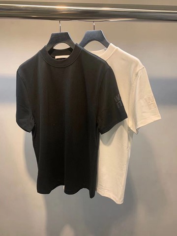 AW大王22春夏新款圓領棉質寬松上衣字母印花短袖重磅T恤男女同款