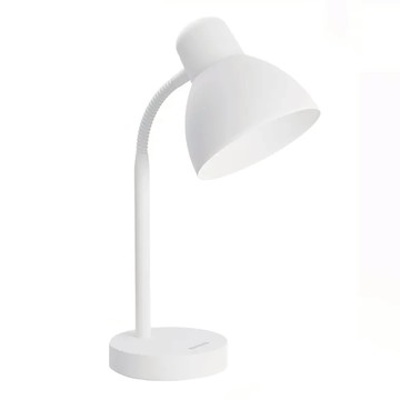 aiwa 愛華 工作檯燈 WD-23S 霧面烤漆 鐵藝底座 單鍵線控  白色