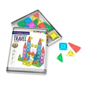 Magna-Tiles 迷你磁力積木-55片豪華旅行套組