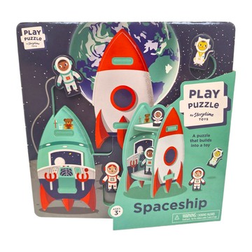 Storytime TOYS 拼圖 適用年齡：2歲以上  8片  太空火箭  1本