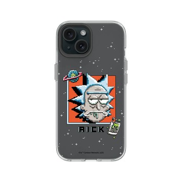 iPhone 15 Clear 透明 - 瑞克和莫蒂 Rick and Morty - Pixel瑞克