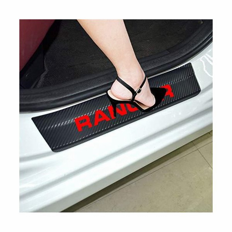 車用デカールステッカー 保護フィルム 多機能カーステッカー 車ドアシルデコレーション スカッフプレート フォードレンジャー用 レッド 通販 Lineポイント最大get Lineショッピング