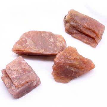 天然水晶原石金太陽石橙色礦物石頭標本科普能量療愈裝飾造景