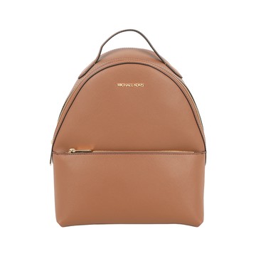 Michael Kors Sheila 防刮皮革拉鍊口袋中型後背包(焦糖色) 35F3G6HB6L LUGGAGE