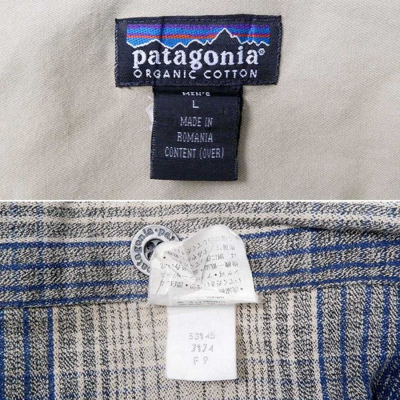 パタゴニア PATAGONIA 90s F9 99年 オーガニックコットン ネルシャツ 