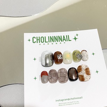 K31我式復古-客製化手作穿戴式美甲片