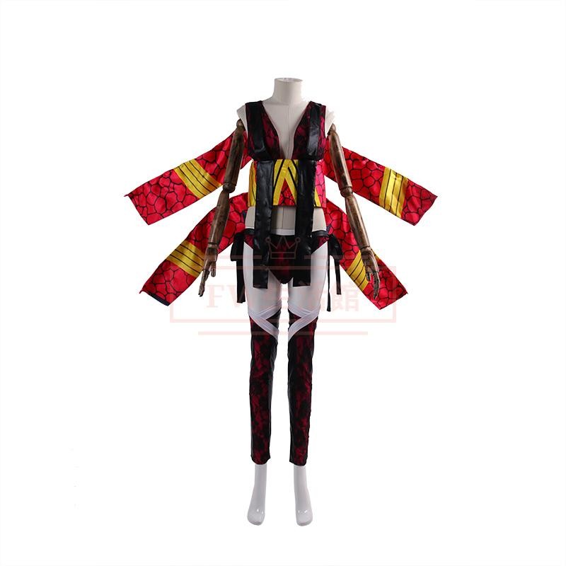 鬼滅の刃 堕姫 コスプレフルセット 堕姫（だき）コスプレ衣装の通販 鬼滅