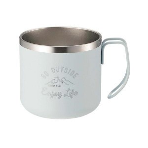 CAPTAIN STAG Monte Double Stainless Mug 350 Sax UE-3432