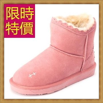 雪靴女短靴子-流行柔軟保暖皮革女鞋子4色62p31【獨家進口】【米蘭精品】