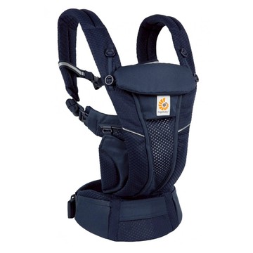 Ergobaby Omni Breeze 多功能透氣嬰兒背帶 SoftFlex™網布 新生兒至幼兒 (0-4歲)  午夜藍  均碼  1個