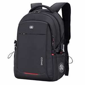 Business Travel Computer Backpack Outdoor Junior High School Student School Bag black-medium