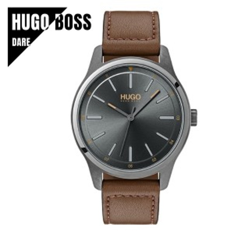 HUGO BOSS ヒューゴボス 1530017 DARE レザー 腕時計 メンズ | LINE