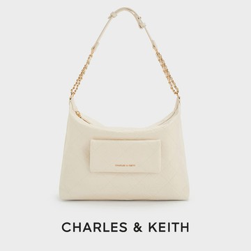 【CHARLES & KEITH】Duo 口袋流浪包｜通勤簡約時尚｜大容量包款｜生日禮物｜快速出貨｜小CK｜官方直營