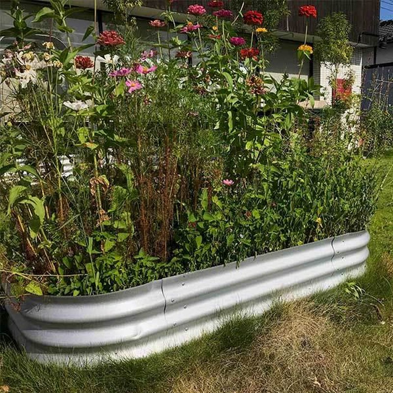 レイズドベッド ガーデンベッド Vitavia ビタビア 大型 長方形 プランター ガーデニング おしゃれ 家庭菜園 簡単 野菜 ハーブ 花壇 園芸 庭 北欧 Diy Vrgbb402al 通販 Lineポイント最大0 5 Get Lineショッピング