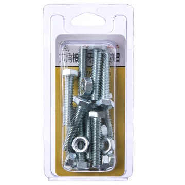 736 六角機械牙螺絲 附帽 M6X30mm 10組