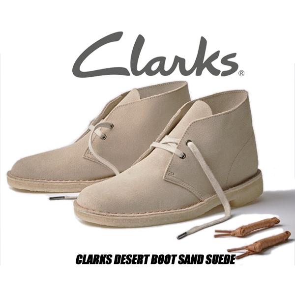 CLARKS DESERT BOOT SAND SUEDE 26155527 FIT G クラークス デザート