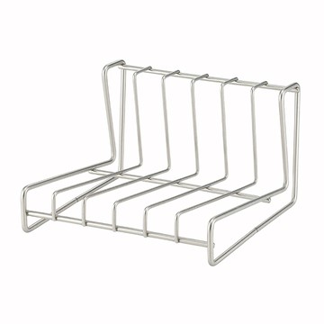 KAJIdonya 家事問屋 304不鏽鋼盤子收納架 18cm  銀色  1個