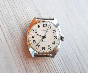 CARDINAL 19 jewels Raketa 男士手錶上發條 - 蘇聯機械腕錶