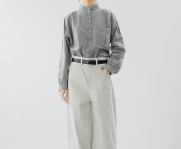 【經典立領】法式復古/紳士少女/棉質襯衫