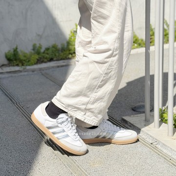 ADIDAS SAMBA OG WHITE SILVER METALLIC GREY 白銀 麂皮 焦糖底 JI2725