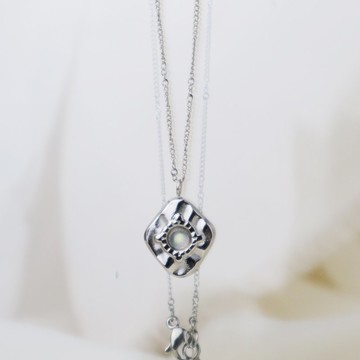 (新品)擴香項鍊-天然月光拉長石款(附絨布袋)