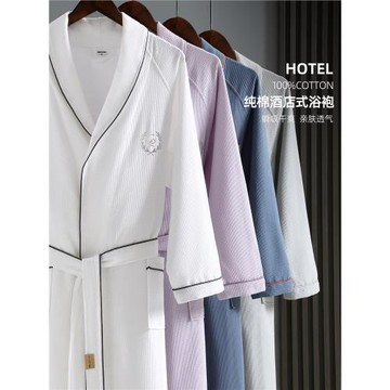男女2025新款浴袍純棉吸水速干四季通用酒店睡袍秋冬洗澡游泳浴衣