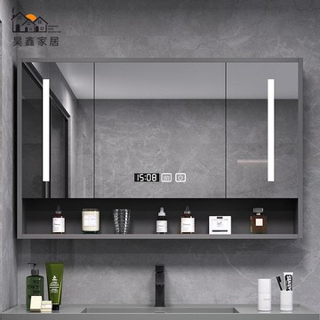免運 公司貨 鏡櫃 智能鏡櫃 110v鏡櫃 智能浴室鏡柜鏡箱掛墻式單獨衛生間廁所洗手間鏡子帶燈單獨儲物柜工廠直銷 售後保障 全館折扣 5h816