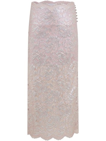 Rabanne Pink Midi Skirt
