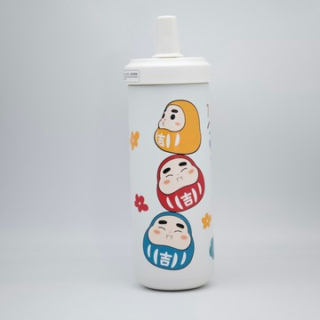 隆探吉316不銹鋼  隨行杯 吸管杯 手搖杯 飲料杯 環保杯 珍珠奶茶杯 720ml #胖吉 達摩不倒翁 福神 交換禮物