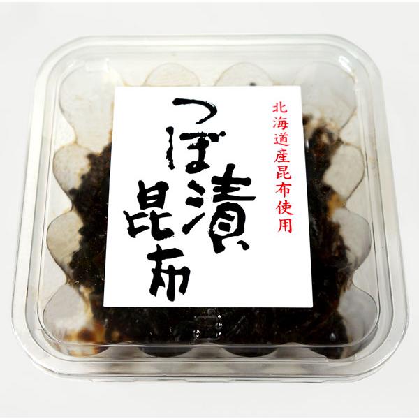 つぼ漬昆布 つぼ漬け昆布 150gカップ入り つぼ漬 つぼ漬け 昆布 こんぶ 佃煮 ごはんのお供