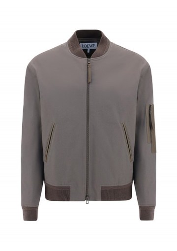 Loewe - Bomber Jacket - Mens - Grey