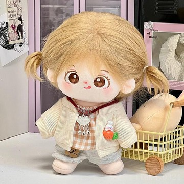 臺灣出貨【原創】20cm娃衣 正常體 胖胖體可穿娃衣 棉花娃娃衣服 可愛玩偶着替便宜 娃娃裝 娃娃衣服