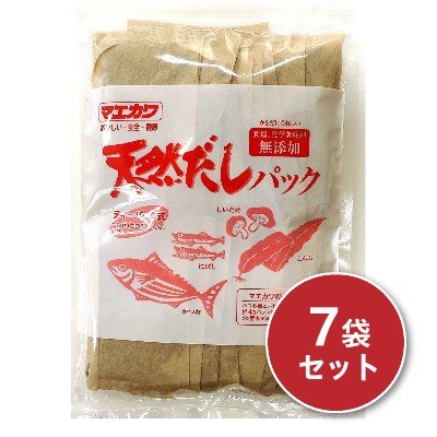 マエカワテイスト 無添加 天然だしパック 特撰 250g 10g×25P  ×7袋