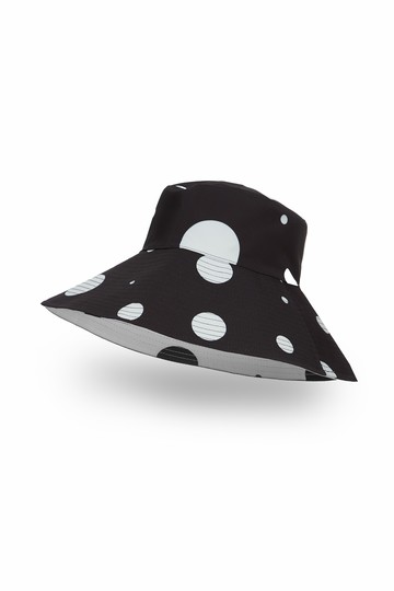 經典點點遮陽帽