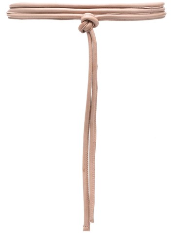 FURLING BY GIANI - wraparound-style leather belt - women - Lamb Skin - One Size - Neutrals