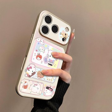 相機適用蘋果17promax手機殼小羊皮蘋果16pro保護套15新14外殼13/12