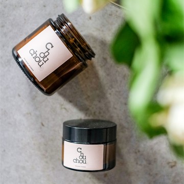 CHOUCHOU 香氛蠟燭 小容量加蓋設計 - bisous bisous-100g